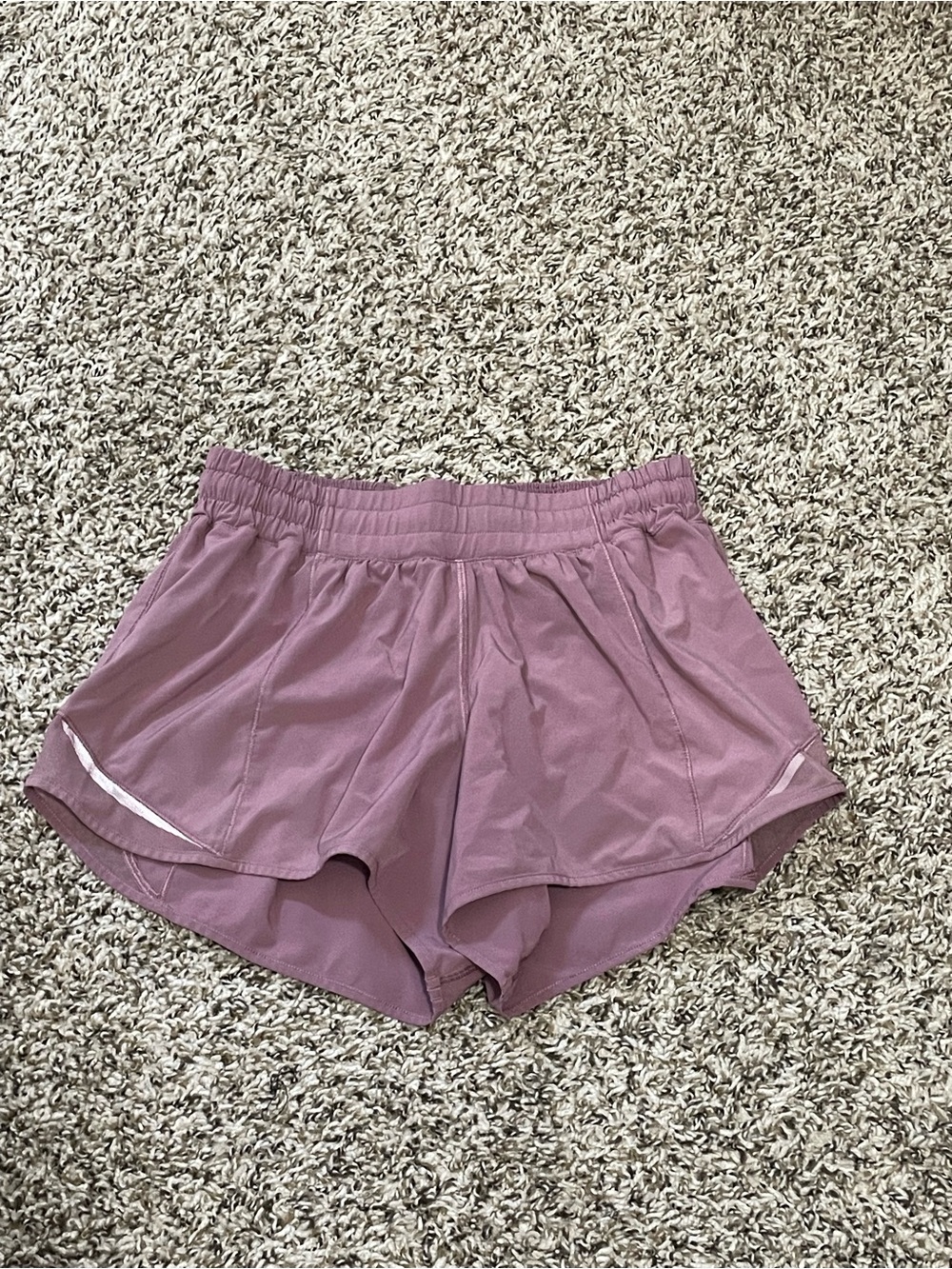 lululemon athletica Mauve/Pink Athletic Running Shorts
